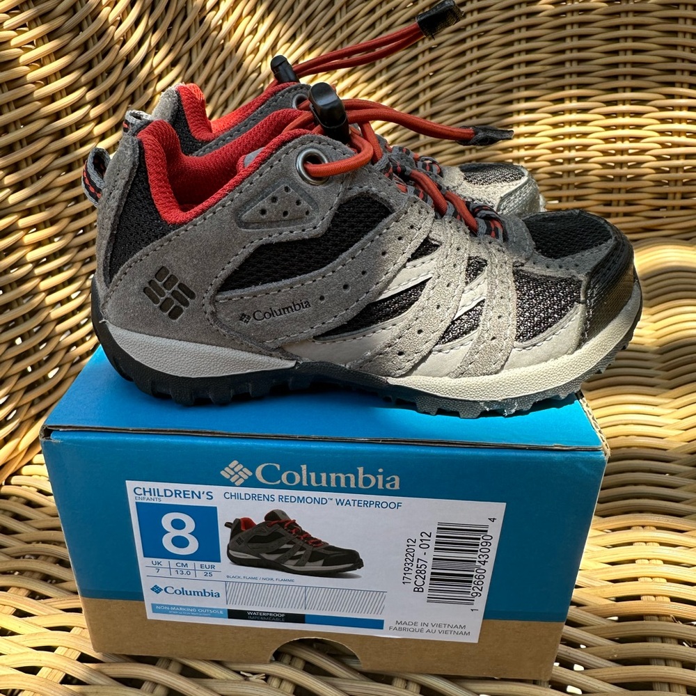 Columbia Omni Grip - Toddler size 8 - waterproof hiking shoes